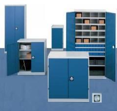 Armoire à outils - Armoire métallique à porte battante d'atelier - Monobloc professionnelle pour rangement industriel_0
