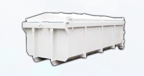Benne à déchets grands volumes ouverte 15m3 avec capot coulissant - Dimensions : 5,835m x 2,500m x 1,900m - Poids total : 2,230T_0