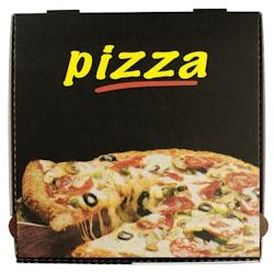 Boîte à Pizza Black Box - Carton - 40 x 40 x 3,5 cm - par 100 - noir 3760394090274_0