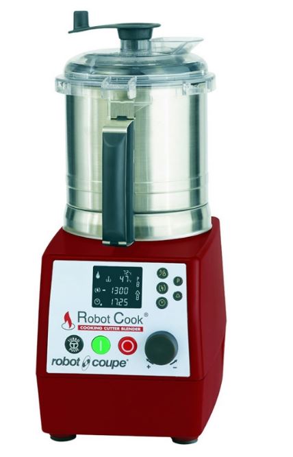 Cutter blender chauffant - Robot Cook - 1800W - Cuve inox 3,7L - Programmable jusqu'à 140°C_0