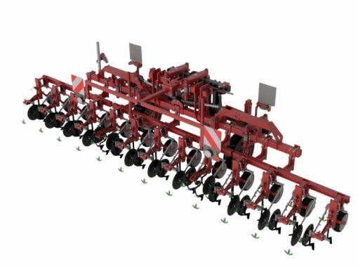 EC-Weeder - Bineuse agricole personnalisable Steketee - Largeur de travail jusqu'à 13 m avec guidage automatique IC-Light_0