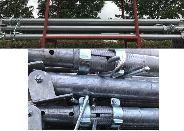 Étai tire-pousse T5ETP T5E 300 - Ø76 mm, 1,7 à 3,0 m, charge admissible jusqu'à 2500 daN_0
