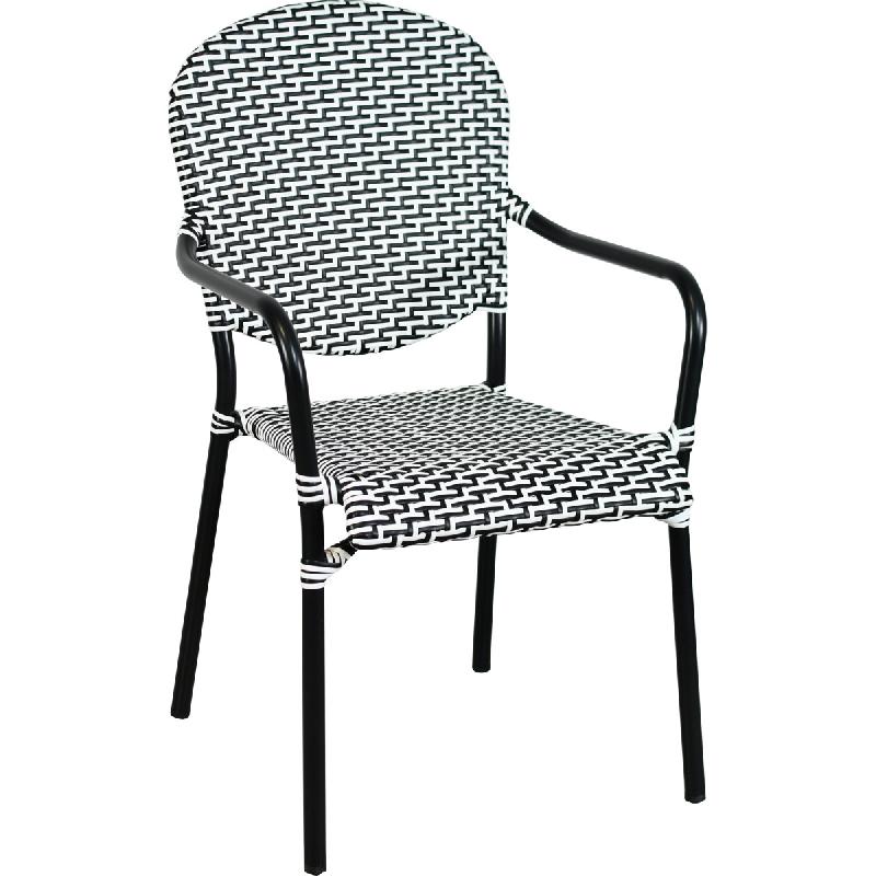Fauteuil ISSOR - Aluminium rotin tressage nylon - Extérieur_0