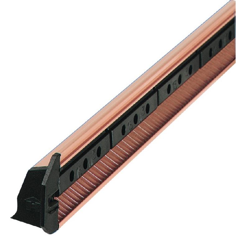 Grille extérieure auto-réglable hauteur 35mm longueur 475mm brun ral1247 - RENSON - 00471303 - 373696_0