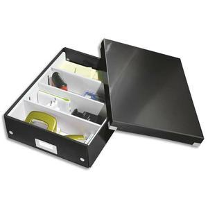 Leitz boîte click&store m-box avec compartiments amovibles. Coloris noir._0