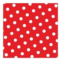 Papstar Serviettes, 3 plis pliage 1/4 33 cm x 33 cm rouge 