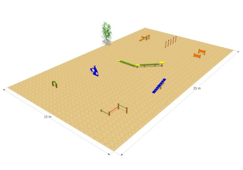 Parcours agility personnalisé - 8 obstacles pour chiens - Développe agilité et psychomotricité_0