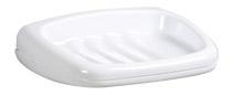 PORTE-SAVON POUR SANITAIRES ROSSIGNOL PLASTIQUE BLANC