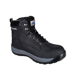 Portwest - Chaussures de sécurité montantes en nubuck CONSTRUCTO S3 HRO Noir Taille 41 - 41 noir matière synthétique 5036108201952_0