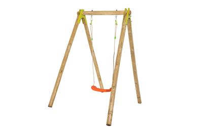 Portique bois Natura 1,90 m avec balançoire - Référence Sally - Trigano_0