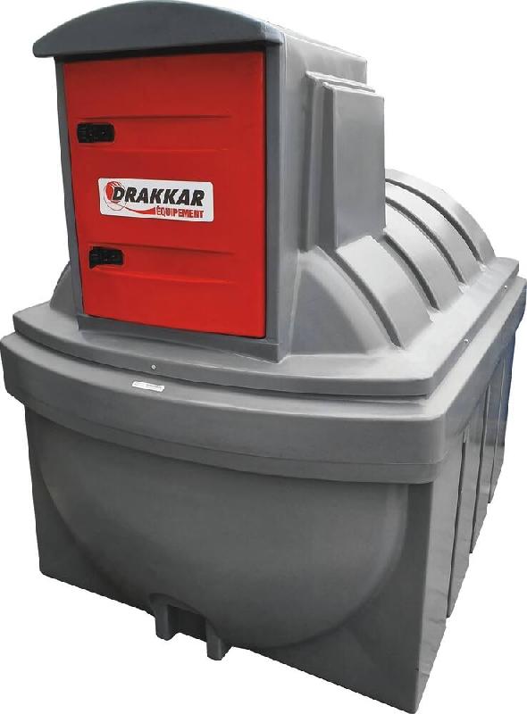SODISE - Cuve de stockage gasoil PEHD 2500L - Station à gasoil 230V 60 L/min - Pistolet automatique - Réf. 08002_0