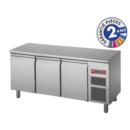 Soubassement réfrigéré positif - 220L - Baron BR16CP01 - inox AISI 304 - température -2°C à +10°C_0