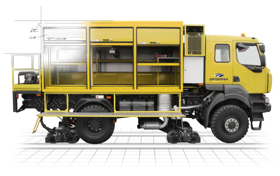 Véhicule rail-route de service - Rescue Wizard V2R - Maintenance et dépannage_0