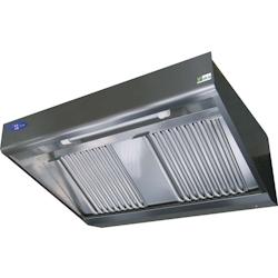 A.C.L - Hotte murale comby 2000 x 900 x 450 en inox18/10 avec filtres à chicanes de type labyrinthe - MM270501_0