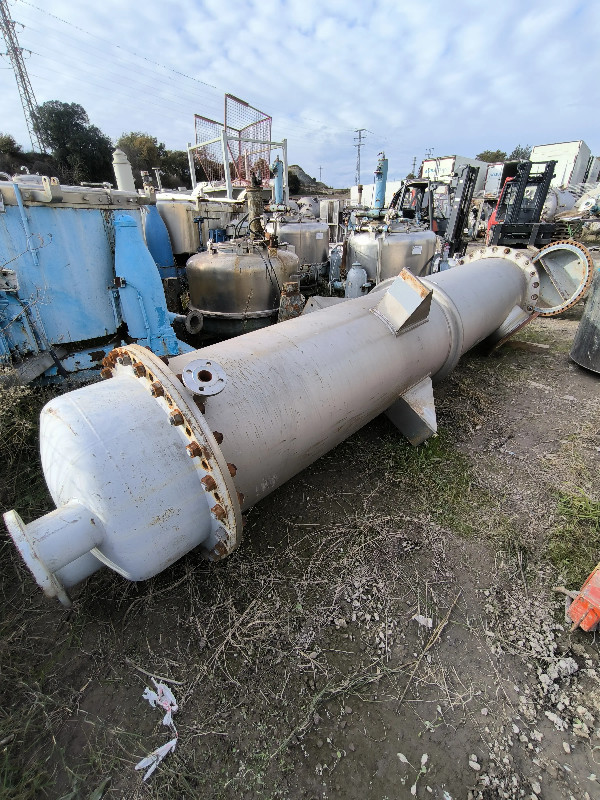 Échangeur de chaleur tubulaire en acier inoxydable 105,6 m² - Caldereria del Carbono E-113 - Référence : C14125_0