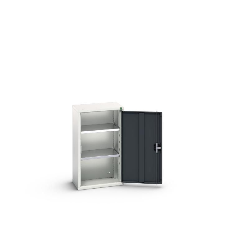 Armoire d'atelier à porte Verso - 2 étagères réglables - Réf : 16926011_0