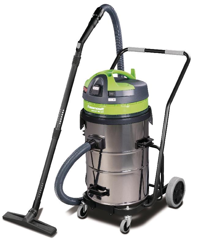 Aspirateur eau et poussière avec mécanisme basculant - 62 litres cuve en acier inoxydable - 3 moteurs 2,9 kW 230 V - 76 dB(A) Cleancraft WETCAT 362 IET_0