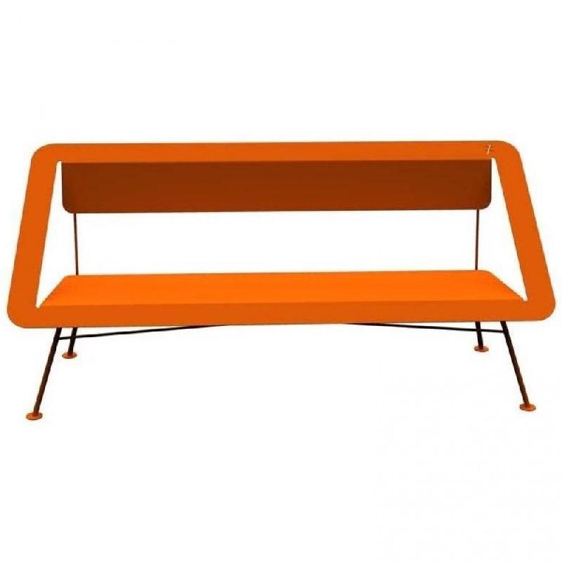 BANC JARDIN 3 PLACES ORANGE 4X4 DIFFERENT & DIFFERENT 200 CM