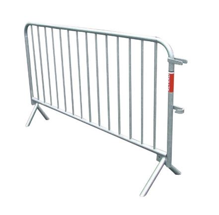 Barrière de ville en acier galvanisé - espacement 11 cm - cadre Ø 35 mm avec 14 barreaux Ø 16 mm_0