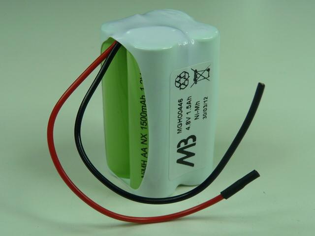 BATTERIE NIMH 4X AA NX 4S1P ST2 4.8V 1700MAH FILS_0