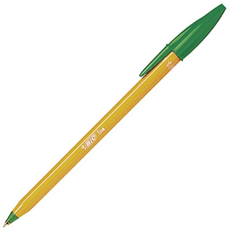 BIC STYLO BILLE BIC CRISTAL ORANGE - 0,5 MM - VERT (PRIX UNITAIRE)