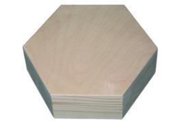 Boîte de rangement - Boîtes hexagonales gigognes sans fermoir - Références 38601, 38602, 38603_0