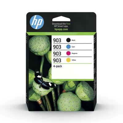 Cartouches encre HP 903 pack noir et couleurs pour imprimante jet d'encre_0