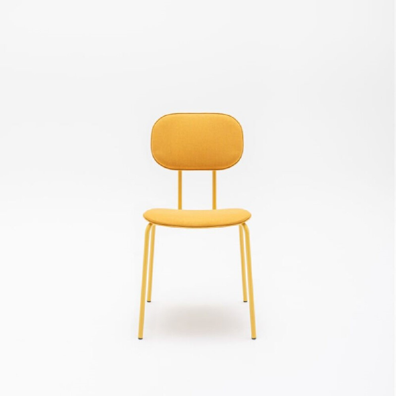 Chaise NEW SCHOOL MDD assise/dossier tapissé_0