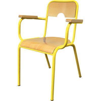 Chaise professeur avec accoudoirs T6 - LNR Mobiliers - Réf M-CMP T6J_0
