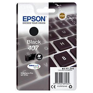 Epson 407 Cartouche d'encre originale (C13T07U140) - Noir_0