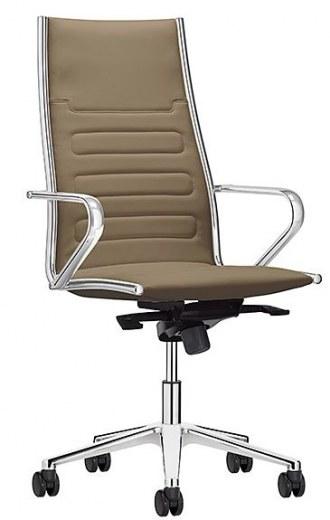 Fauteuil Classe Haut Dossier Basculant Alu Poli - Référence 7800 FD C_0