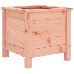 Helloshop26 - Jardinière bac lit surélevé plantes fleurs terrasse jardin 40 x 40 x 39 cm bois massif douglas marron 02_0037536 - 3000213894578_0