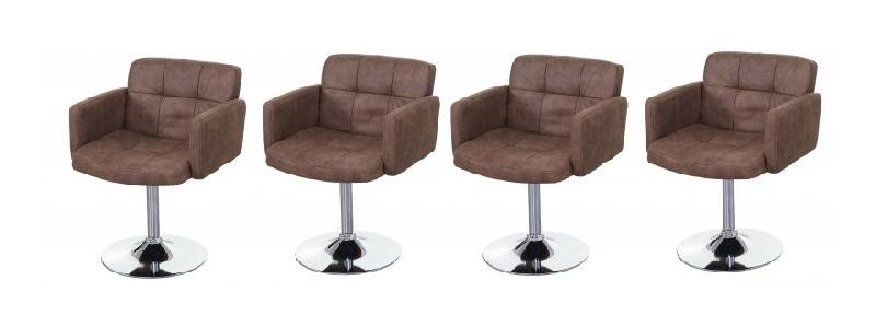 4X CHAISES DE SALLE À MANGER EN SIMILI CUIR GRIS PIED CHROMÉ PIVOTANT GRIS DÉCOSHOP26 4X CHAISES DE SALLE À MANGER EN SIMILI CUIR GRIS PIED CHROMÉ PIVOTANT GRIS DÉCOSHOP26