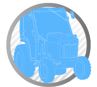 LS Équipement de base pour tracteurs - garde-boue avant solides et siège à suspension pneumatique_0