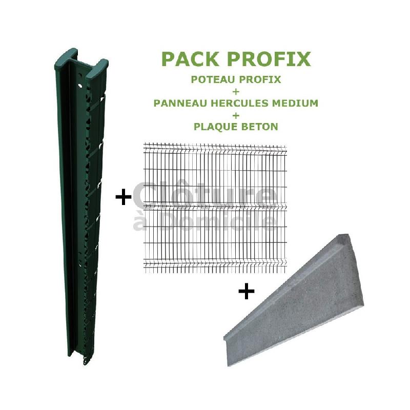 Pack profix [poteaux + panneaux rigides + plaques béton]_0