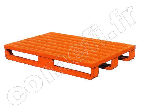 PL061 - PALETTE TUBULAIRE 2000KG / 3 PATINS