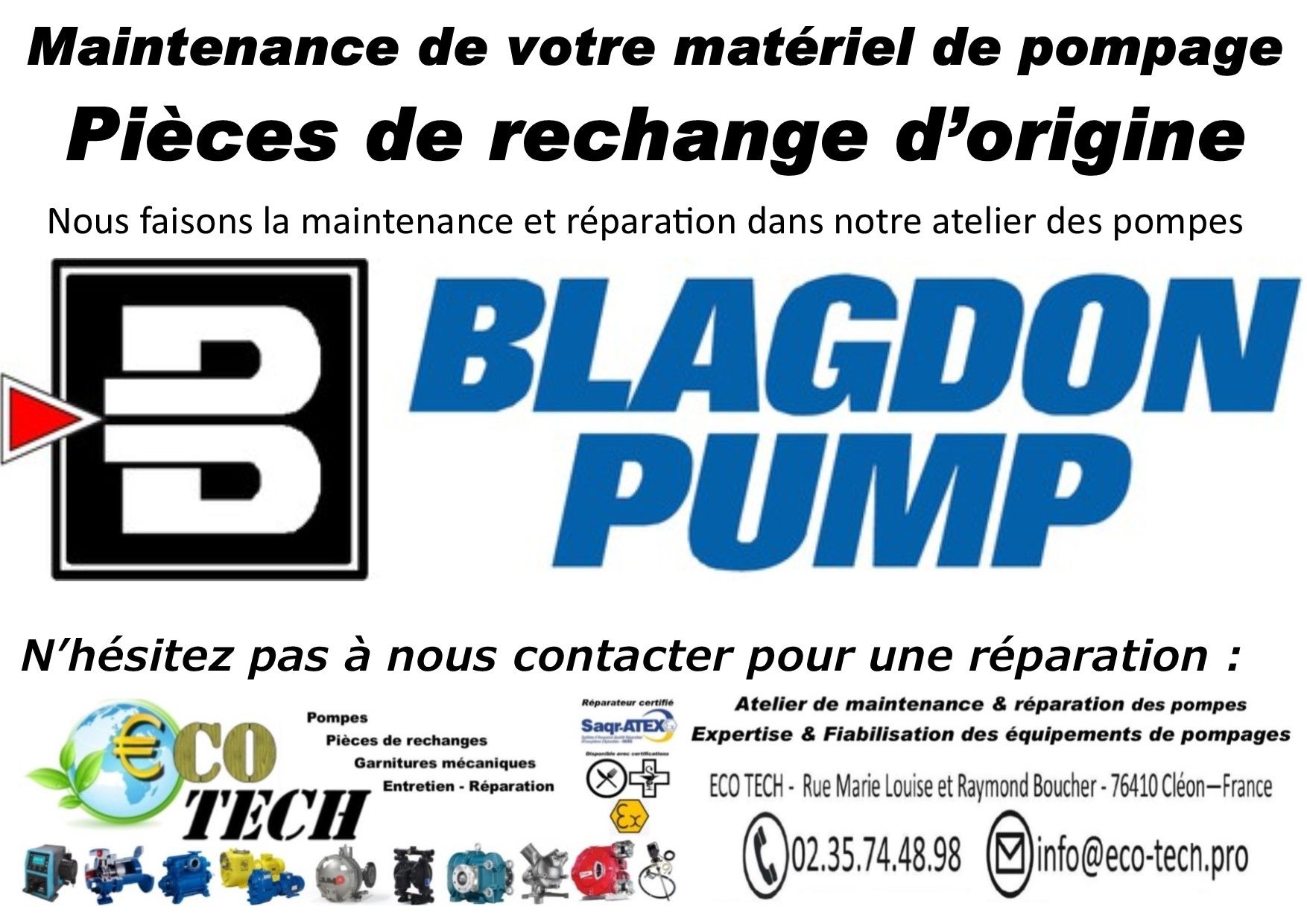 Pompe à membrane blagdon  pièces de rechange détachées d'origine_0