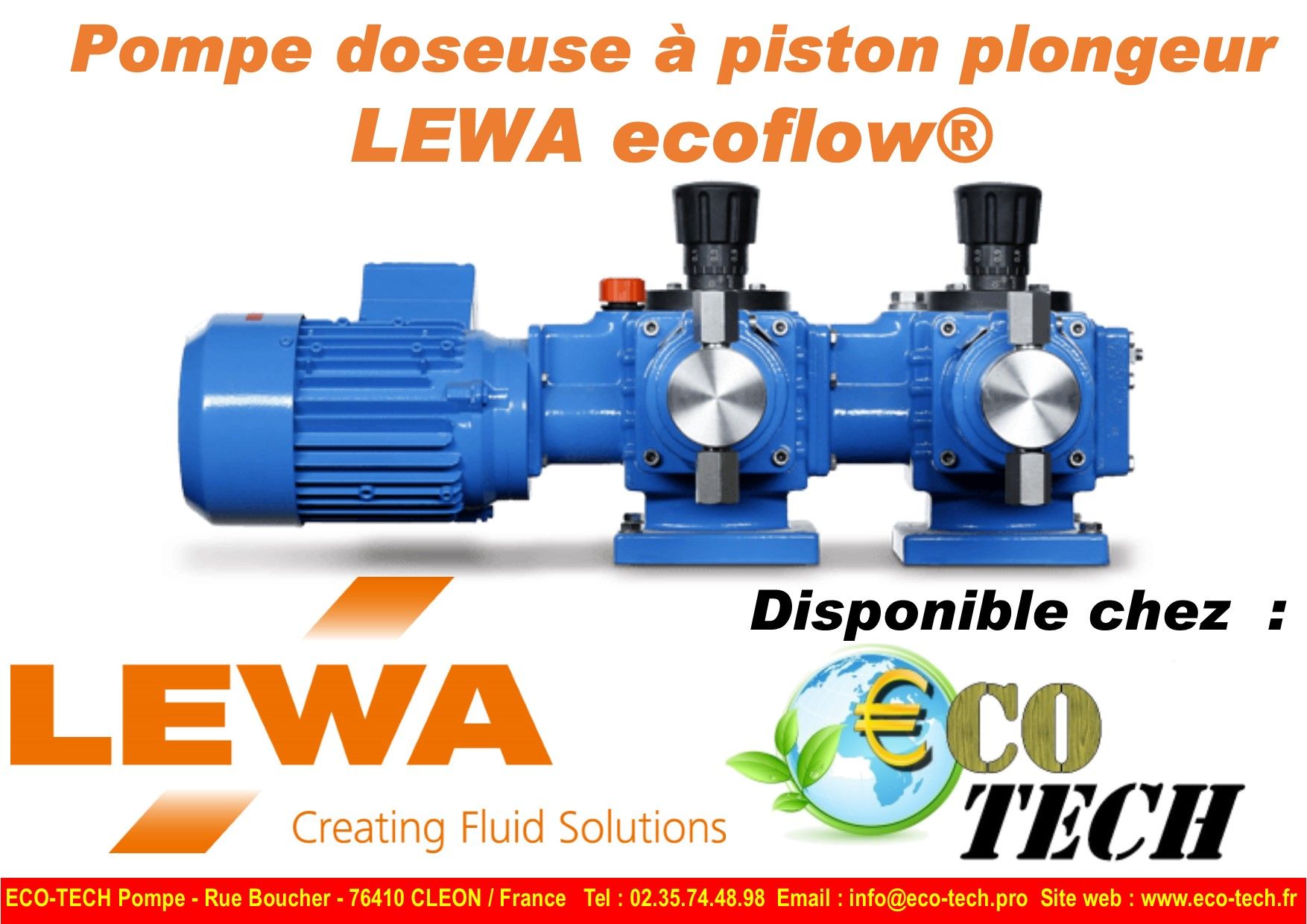 Pompe doseuse à piston plongeur lewa ecoflow normandie  nouvelle-aquitaine_0