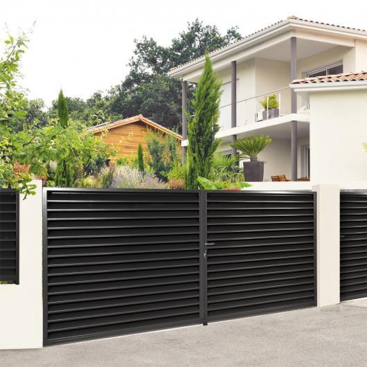 Portail - Portillon Monte Carlo - Cadre tube 40x80x2 - Remplissage tôle de 2_0