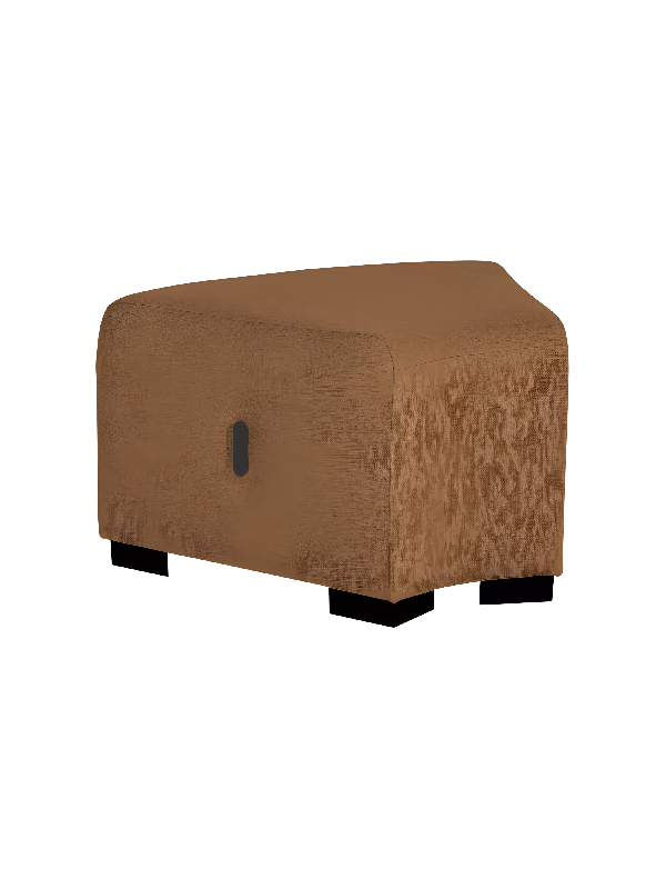 Pouf angulaire 1 place terre de sienne_0