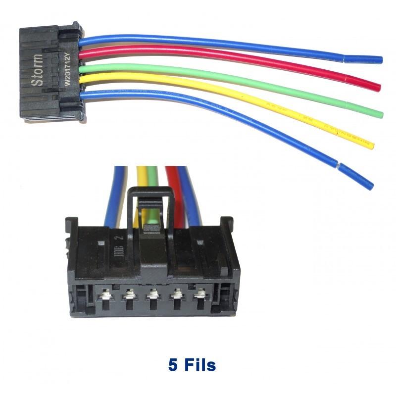 Connecteur De Résistance De Chauffage 5 Fils - Pour Peugeot 3008, 5008, Citroën DS5 - Remplace 6441CQ, P7708005 - 9