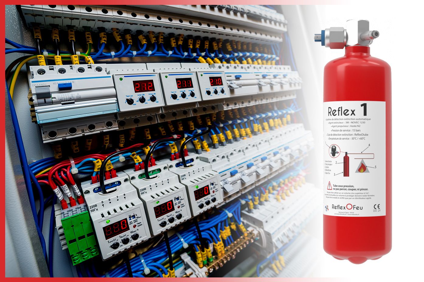 Reflexofeu - protection incendie modulaire coffrets de commande  reflex 0.5kg /_0
