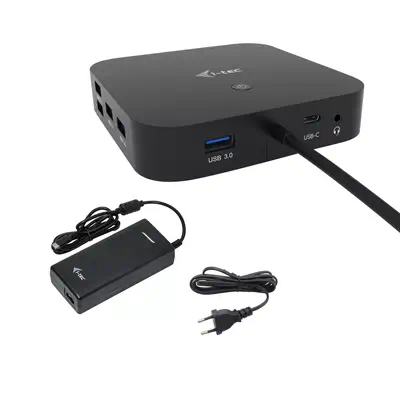 USB-C HDMI DP Docking Station with Power Delivery 100 W + Universal Charger 100 W_0