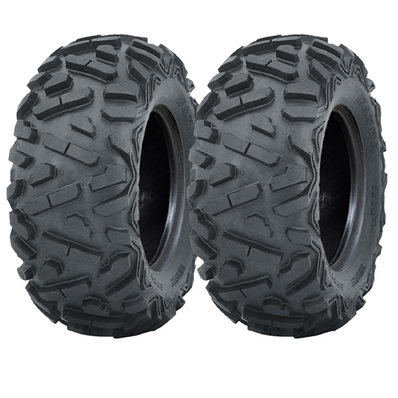 27x11.00-14 ATV Quad Tyres Wanda P350 6ply E-Marked Rear Road Legal (Set of 2)_0
