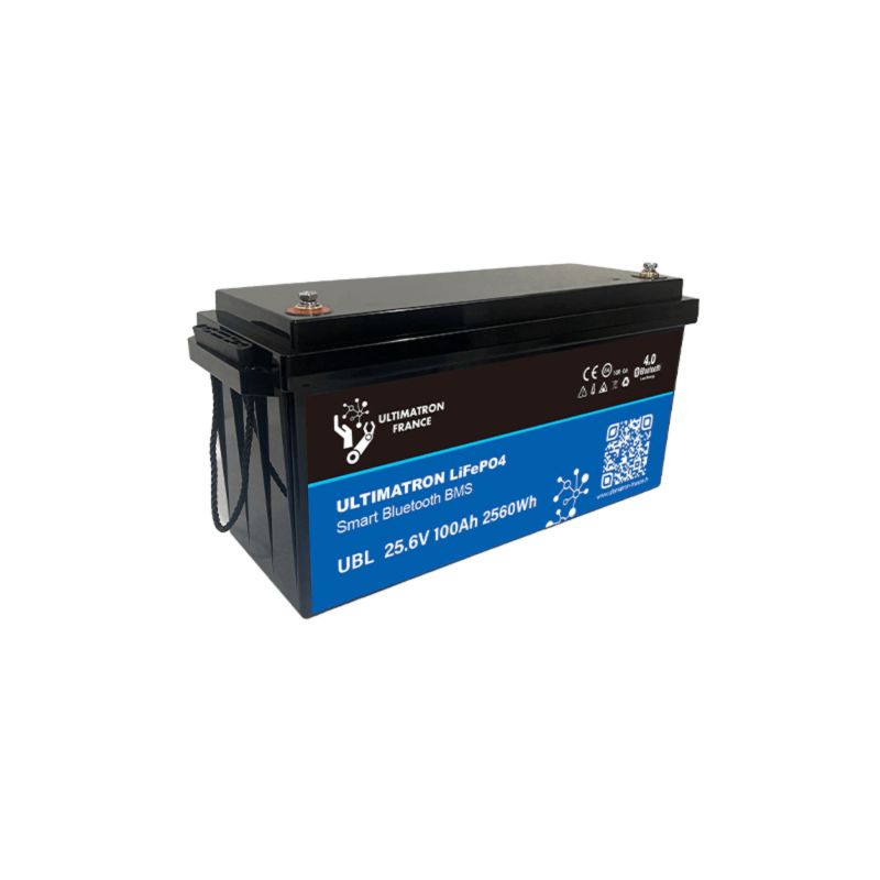 Batterie Ultimatron Lithium 25.6V 100Ah PRO 2560Wh LiFePO4 Smart BMS_0