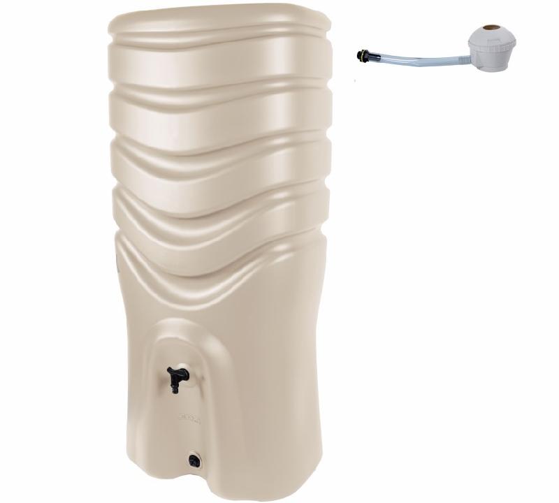 Cuve murale - récupérateur d'eau 350 litres OFG + kit collecteur - CVMROHDBG-ED02_0