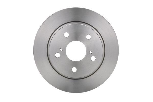 Disque de frein Bosch 0986479519 - boîte de 2 disques pleins pour l'arrière - 5 trous - épaisseur 9,9 mm_0