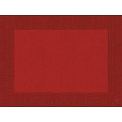 DUNI - Set de table airlaid Bio-Dunicel 30x40cm Linnea Rouge - 5 x 100 = 500 pièces - rouge Matériau naturel 210306_0