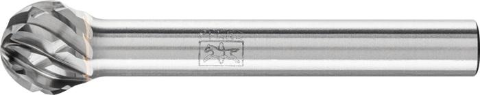 Fraise sur tige KUD D. 10 mm long. Tête 9 mm D. Tige 6 mm carbure engrènement STEEL PFERD_0