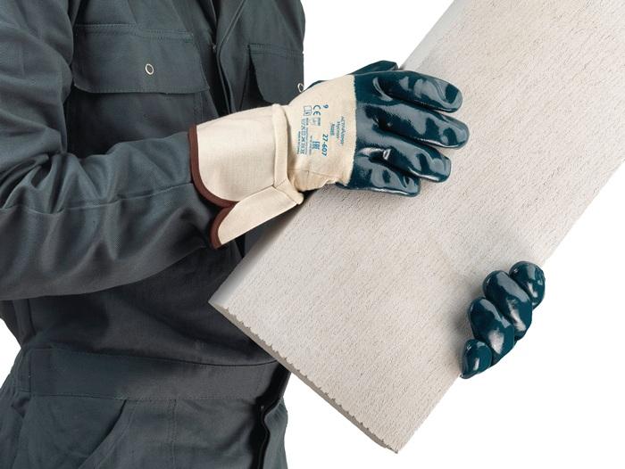 Gant ActivArmr® Hycron® 27-607 taille 10 blanc/bleu jersey de coton avec nitrile EN 388 catégorie EPI II ANSELL_0